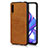 Soft Luxury Leather Snap On Case Cover S01 for Huawei Honor 9X Pro Orange