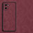 Soft Luxury Leather Snap On Case Cover S01 for Huawei Honor X40i 5G Red