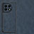 Soft Luxury Leather Snap On Case Cover S01 for OnePlus Ace 2 Pro 5G Blue