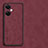 Soft Luxury Leather Snap On Case Cover S01 for OnePlus Nord CE 3 5G Red