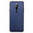 Soft Luxury Leather Snap On Case Cover S01 for Oppo A11 Blue