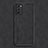 Soft Luxury Leather Snap On Case Cover S01 for Oppo A53s 5G Black