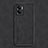 Soft Luxury Leather Snap On Case Cover S01 for Oppo A57 5G Black