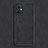 Soft Luxury Leather Snap On Case Cover S01 for Oppo A96 5G Black