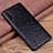 Soft Luxury Leather Snap On Case Cover S01 for Oppo Find X2 Black