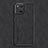 Soft Luxury Leather Snap On Case Cover S01 for Oppo Find X3 Pro 5G Black