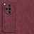 Soft Luxury Leather Snap On Case Cover S01 for Oppo Find X7 5G Red