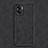 Soft Luxury Leather Snap On Case Cover S01 for Oppo K10 5G India Black