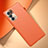 Soft Luxury Leather Snap On Case Cover S01 for Oppo Reno5 Pro 5G Orange