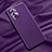 Soft Luxury Leather Snap On Case Cover S01 for Oppo Reno6 5G Purple