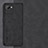 Soft Luxury Leather Snap On Case Cover S01 for Realme C30 Black