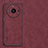 Soft Luxury Leather Snap On Case Cover S01 for Realme Narzo 60 5G Red