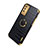 Soft Luxury Leather Snap On Case Cover S01 for Samsung Galaxy M02s