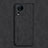 Soft Luxury Leather Snap On Case Cover S01 for Vivo iQOO Neo7 5G Black