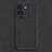 Soft Luxury Leather Snap On Case Cover S01 for Vivo V25 Pro 5G Black