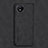 Soft Luxury Leather Snap On Case Cover S01 for Vivo Y02A Black