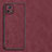 Soft Luxury Leather Snap On Case Cover S01 for Vivo Y31s 5G Red