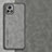 Soft Luxury Leather Snap On Case Cover S01 for Vivo Y52s 5G Gray