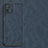 Soft Luxury Leather Snap On Case Cover S01 for Vivo Y72 India Blue