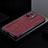 Soft Luxury Leather Snap On Case Cover S01 for Vivo Y77 5G Red