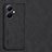 Soft Luxury Leather Snap On Case Cover S01 for Vivo Y78 5G Black