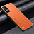 Soft Luxury Leather Snap On Case Cover S01 for Xiaomi Civi 1S 5G Orange