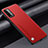 Soft Luxury Leather Snap On Case Cover S01 for Xiaomi Redmi 9 Power Red