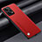 Soft Luxury Leather Snap On Case Cover S01 for Xiaomi Redmi Note 12 5G Red