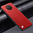 Soft Luxury Leather Snap On Case Cover S01 for Xiaomi Redmi Note 9 5G Red