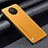 Soft Luxury Leather Snap On Case Cover S01 for Xiaomi Redmi Note 9 5G Yellow