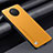 Soft Luxury Leather Snap On Case Cover S01 for Xiaomi Redmi Note 9T 5G Yellow