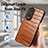 Soft Luxury Leather Snap On Case Cover S01D for Huawei Honor 80 Pro Flat 5G