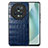 Soft Luxury Leather Snap On Case Cover S01D for Huawei Honor Magic5 Pro 5G Blue