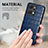 Soft Luxury Leather Snap On Case Cover S01D for Huawei Honor X7a