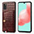 Soft Luxury Leather Snap On Case Cover S01D for Samsung Galaxy A41