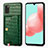 Soft Luxury Leather Snap On Case Cover S01D for Samsung Galaxy A41 Green