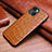 Soft Luxury Leather Snap On Case Cover S02 for Apple iPhone 13 Mini Brown