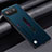 Soft Luxury Leather Snap On Case Cover S02 for Asus ROG Phone 6 Blue