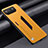 Soft Luxury Leather Snap On Case Cover S02 for Asus ROG Phone 6 Yellow