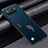 Soft Luxury Leather Snap On Case Cover S02 for Asus ROG Phone 7 Pro Blue