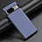 Soft Luxury Leather Snap On Case Cover S02 for Google Pixel 8 5G Lavender Gray