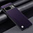 Soft Luxury Leather Snap On Case Cover S02 for Google Pixel 8a 5G Purple