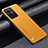 Soft Luxury Leather Snap On Case Cover S02 for Huawei Honor 100 5G Yellow