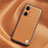 Soft Luxury Leather Snap On Case Cover S02 for Huawei Honor 60 5G Orange