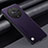 Soft Luxury Leather Snap On Case Cover S02 for Huawei Honor X9b 5G Purple