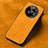 Soft Luxury Leather Snap On Case Cover S02 for Huawei Mate 50 Orange