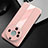 Soft Luxury Leather Snap On Case Cover S02 for Huawei Mate 60 Pink