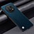 Soft Luxury Leather Snap On Case Cover S02 for Huawei Nova Y91 Blue