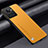 Soft Luxury Leather Snap On Case Cover S02 for OnePlus Ace 5G Yellow