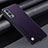 Soft Luxury Leather Snap On Case Cover S02 for OnePlus Nord 2 5G Purple